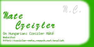 mate czeizler business card